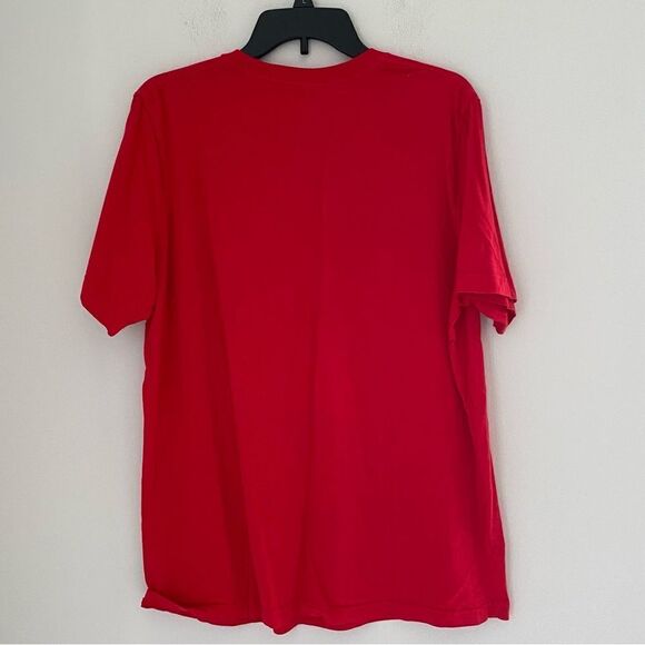 Men’s Short Sleeve Crew Neck Ugly Christmas Tee XL Taco Red - Picture 3 of 3